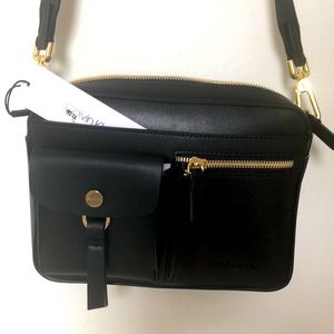 Calvin Klein black crossbody bag